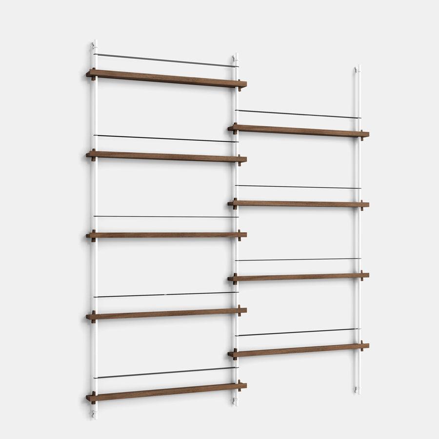 Moebe Magazine Shelving System - Walnut