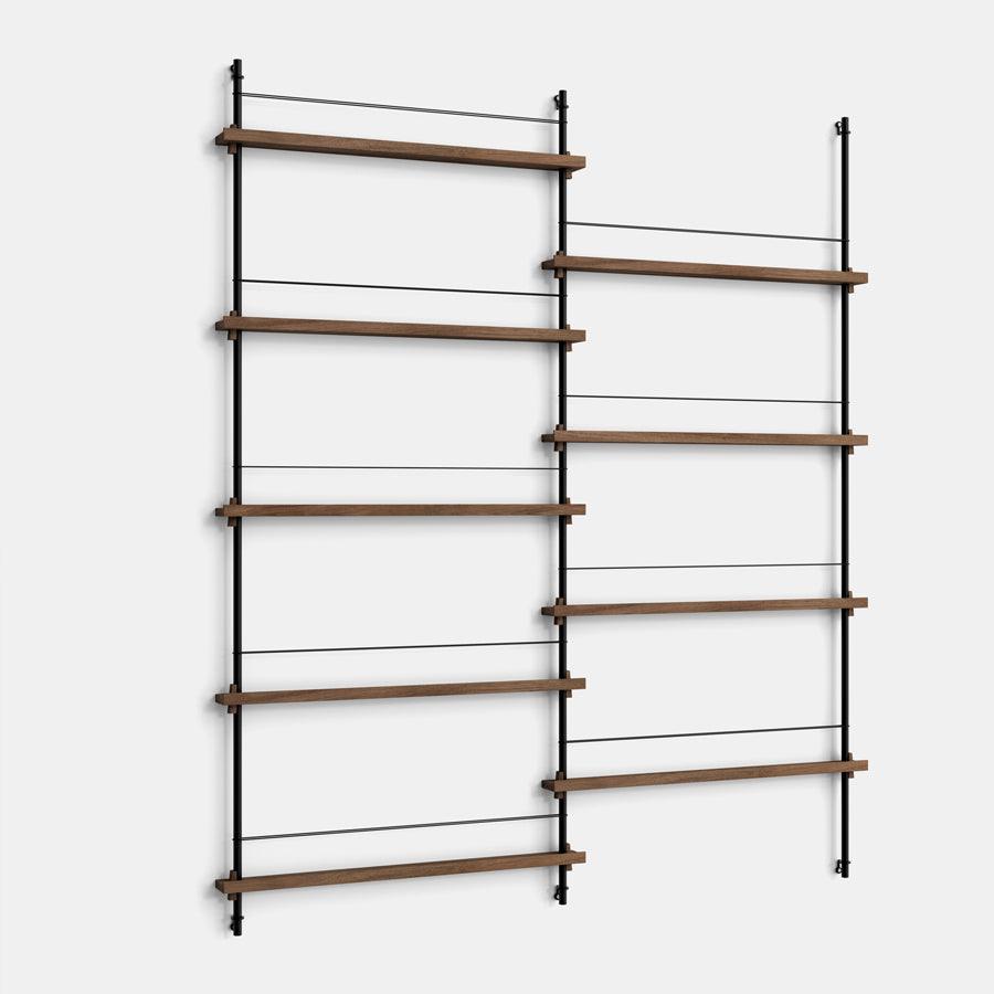 Moebe Magazine Shelving System - walnut 