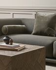 Edward bolster cushion in thyme