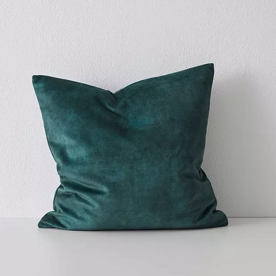 Ava Cushion in emerald
