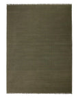 Emilio linen rug | Kale
