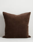 Edward cushion in chocolate