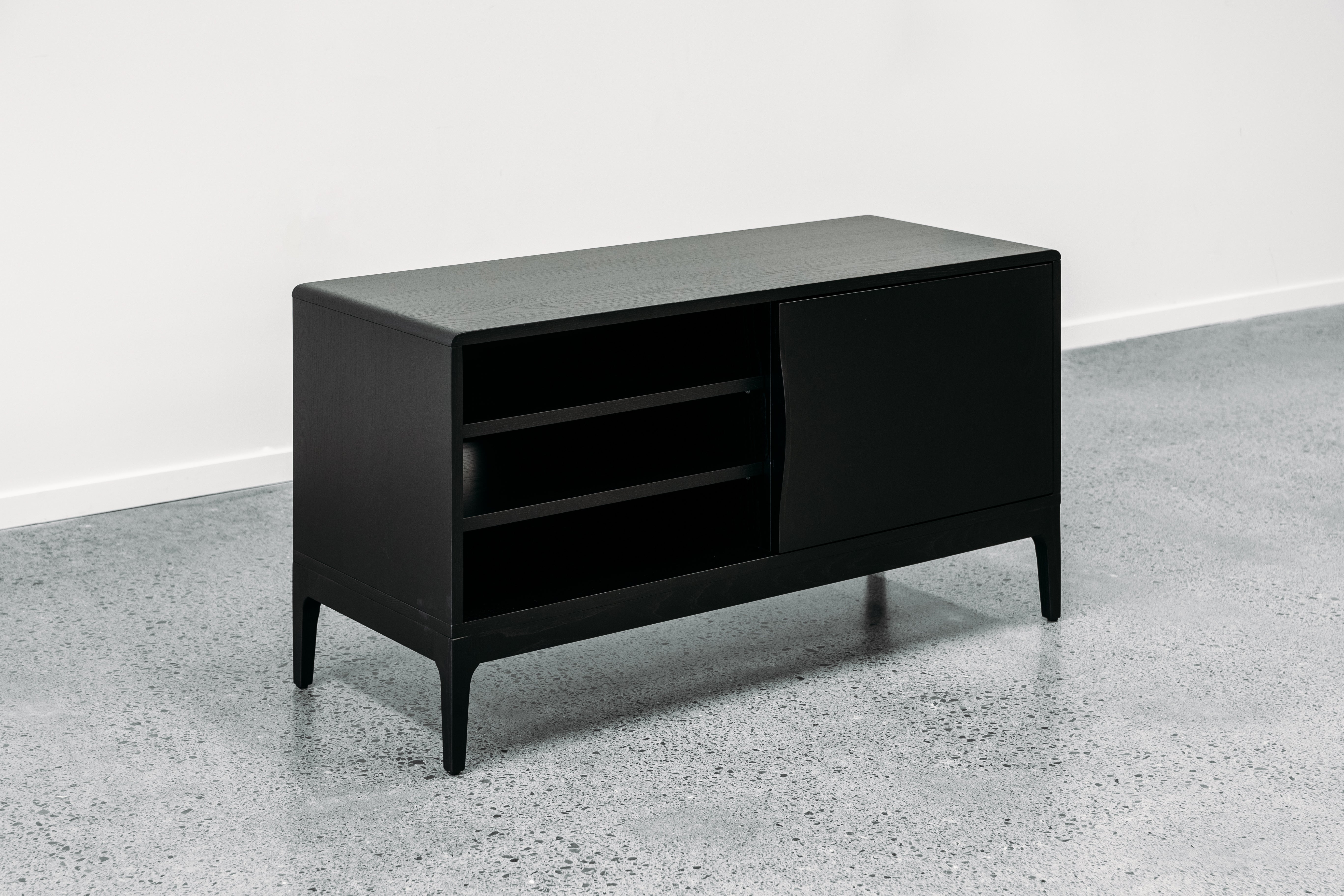 Ghost 1140mm tv unit - black