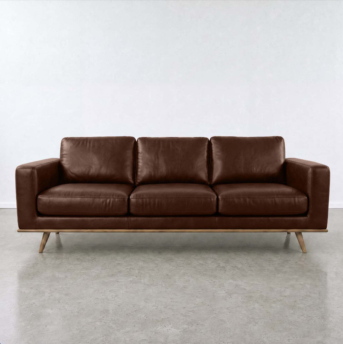 Fiord Sofa Brown Leather