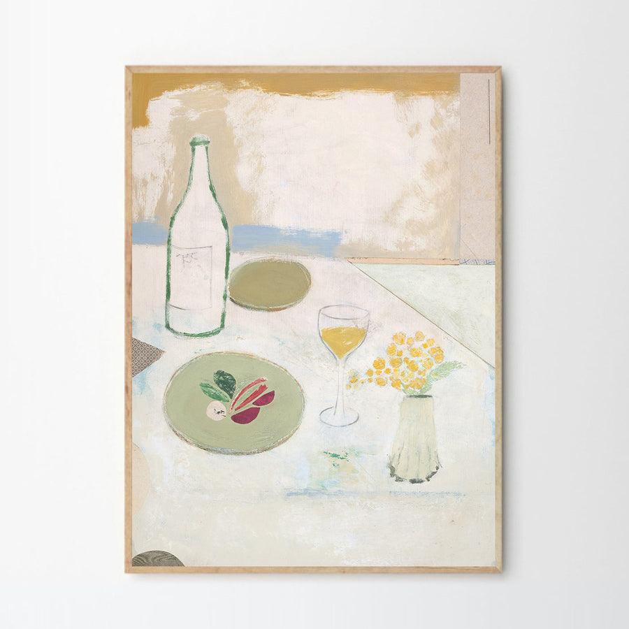 Max Ososki - Fleurs Jaunes Print 