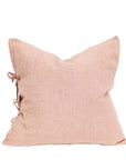 Tully Tie Cushion in old pink 
