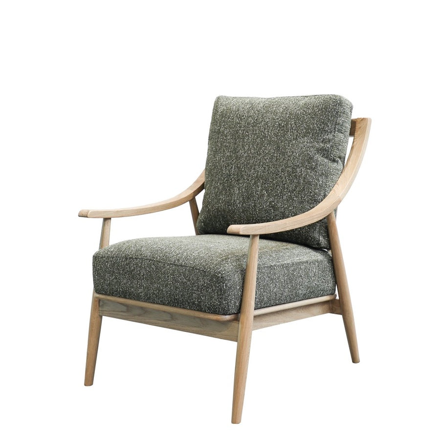 Grace armchair in olive|