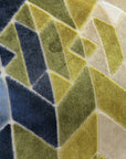 Squarish velvet cushion