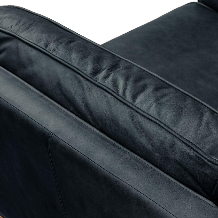 Carezza Astoria Armchair - Black Leather