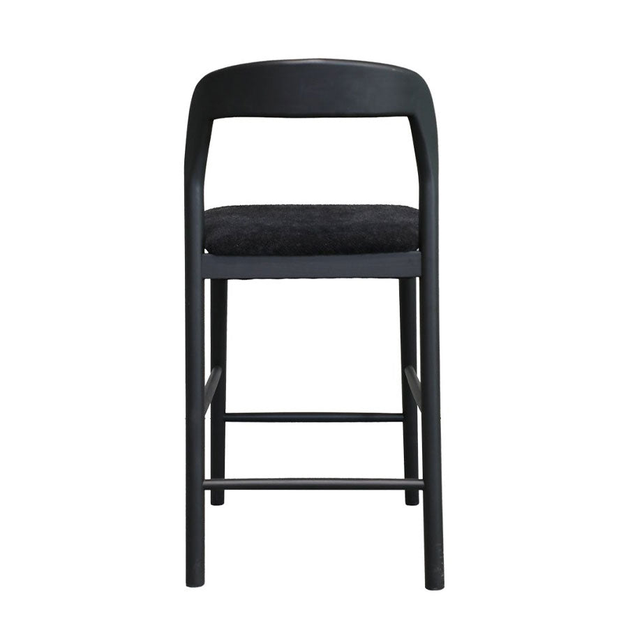 Lyttelton barstool in black