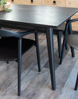 Maraetai dining table in black