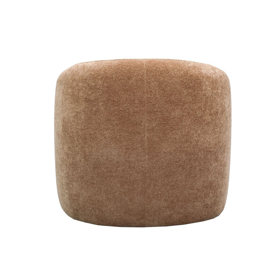 Krona Swivel armchair in caramel 