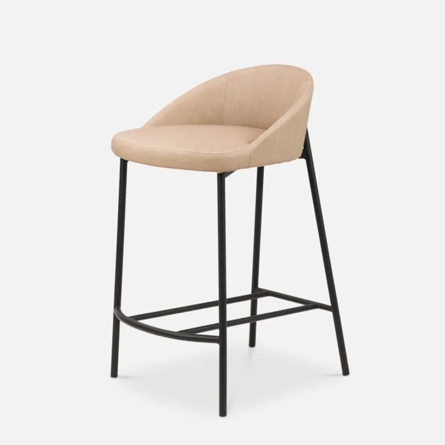 Mick barstool in taupe