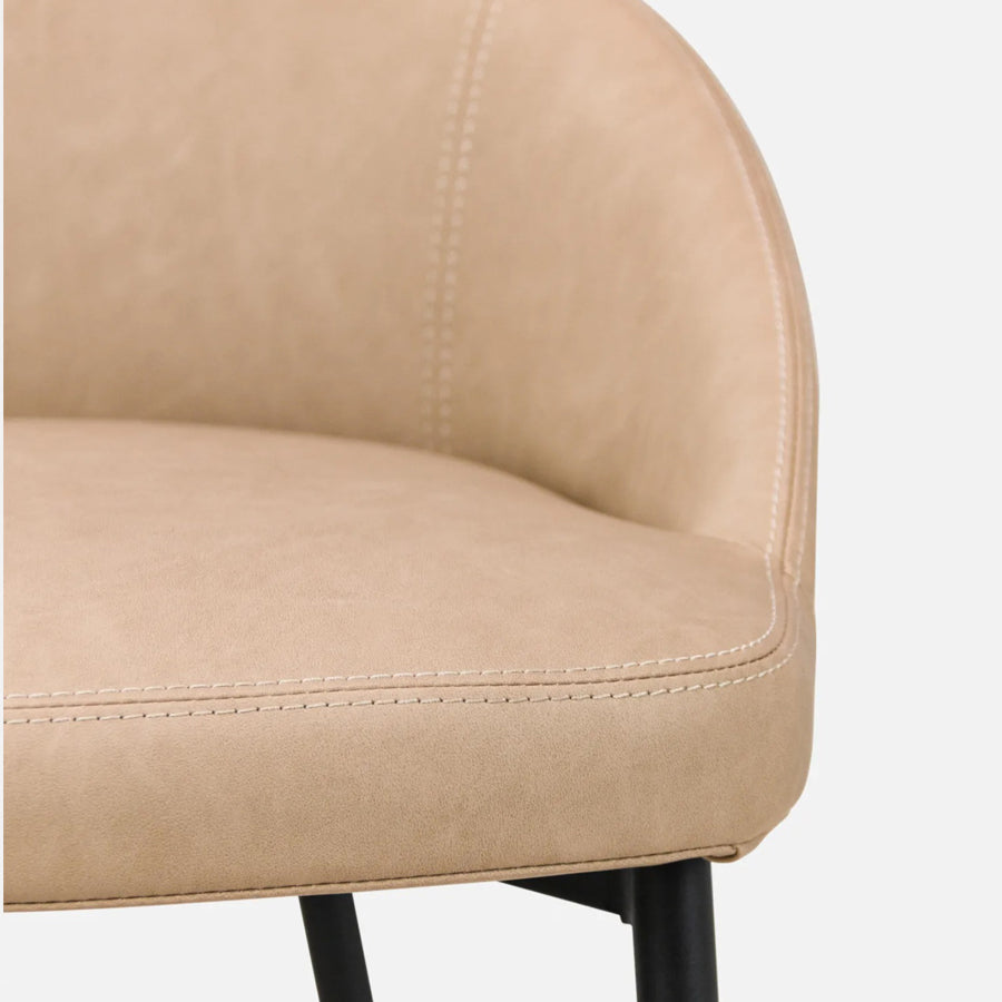 Mick barstool in taupe