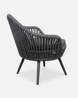 Mirador outdoor chair in charcoal