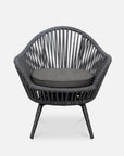 Mirador outdoor chair in charcoal