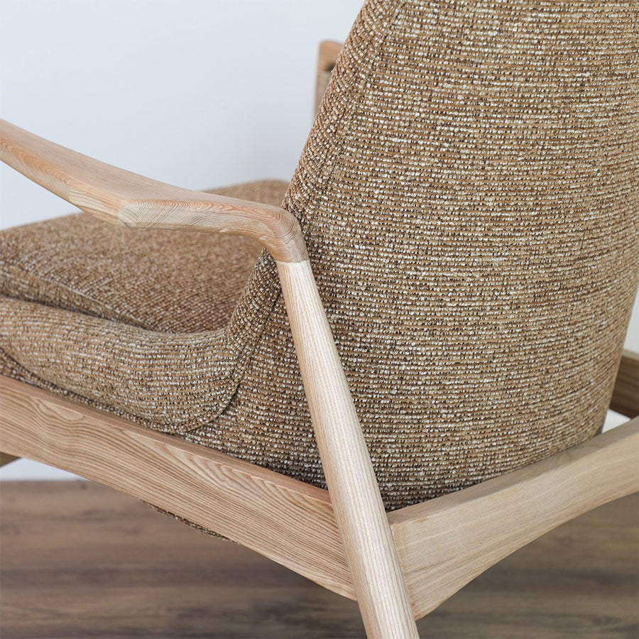 Morely armchair in ochre