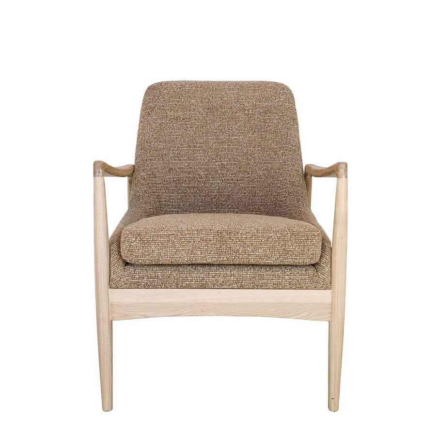 Morely armchair in ochre