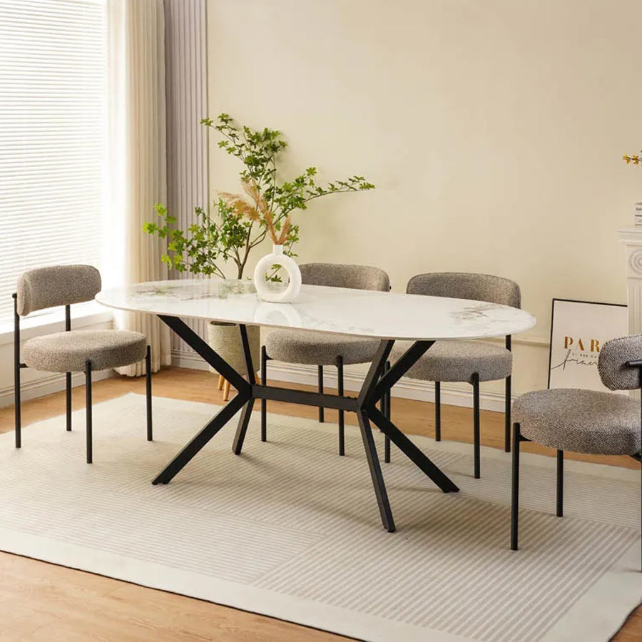 Nola stone dining table