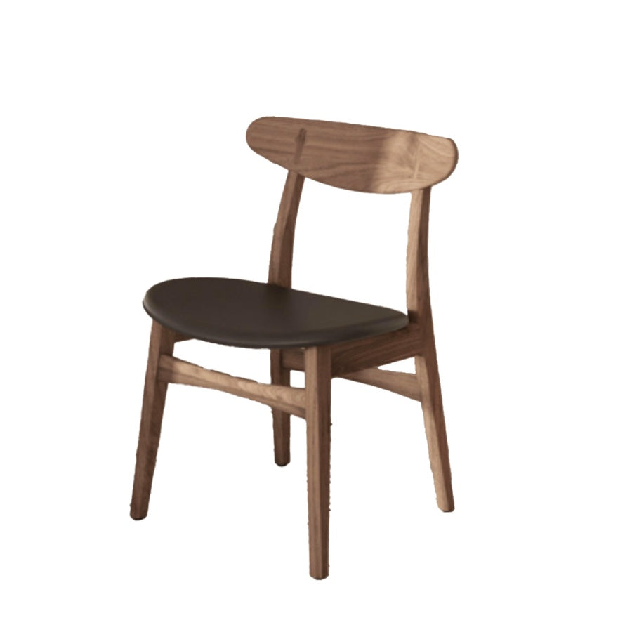 Nord dining chair in walnut