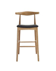 Nordic Barstool Black leather 