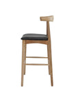 Nordic Barstool Black leather 
