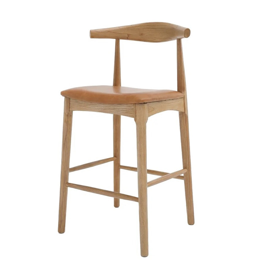 Nordic Barstool Tan Leather