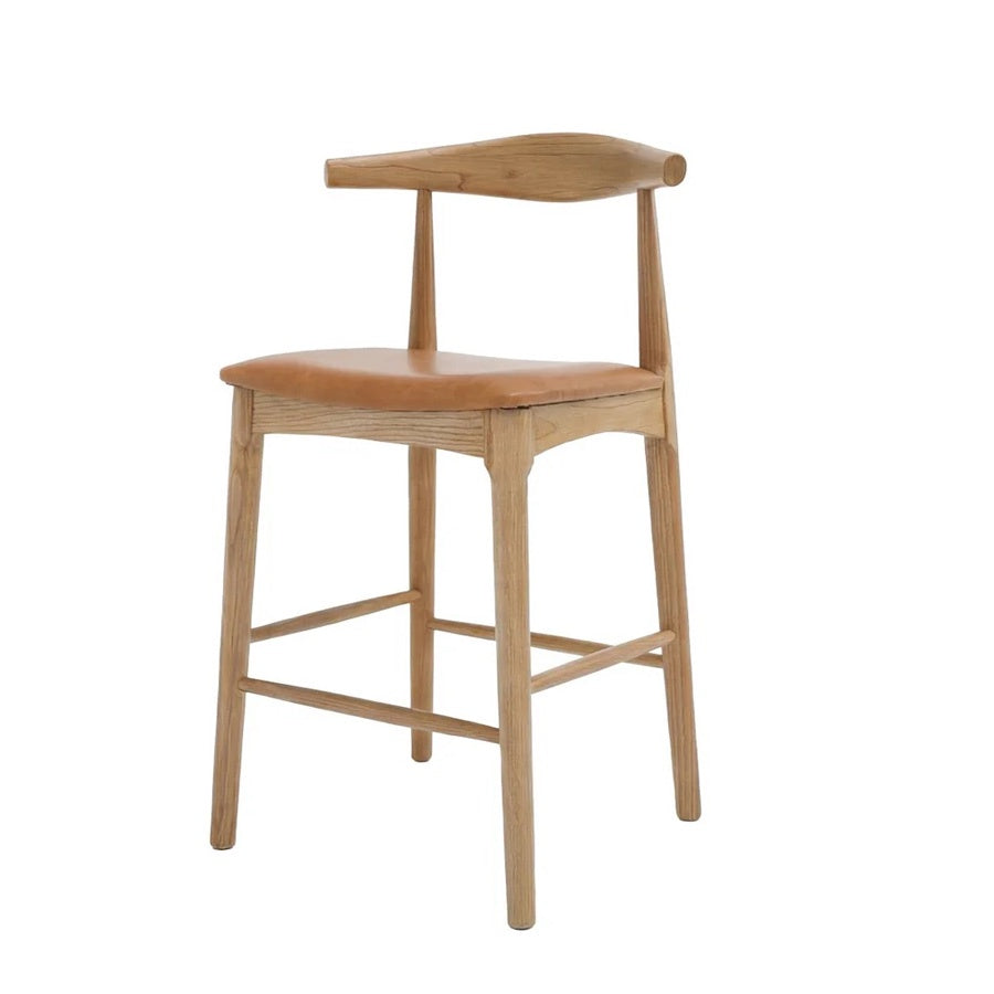 Nordic Barstool Tan Leather