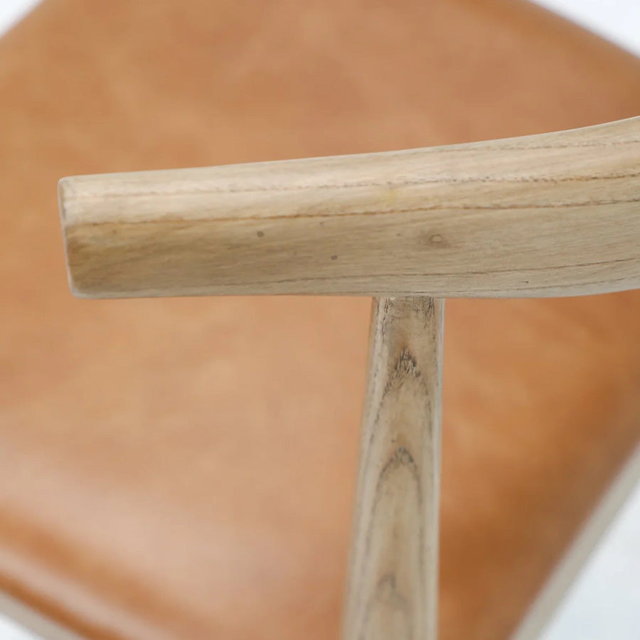Nordic Barstool Tan Leather
