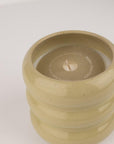 Ceramic candle in scent hyper oscillate