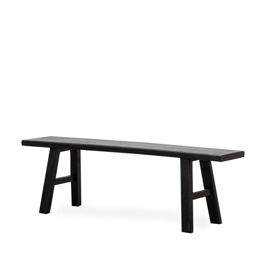 Parq long bench in black – Stacks Furniture Store