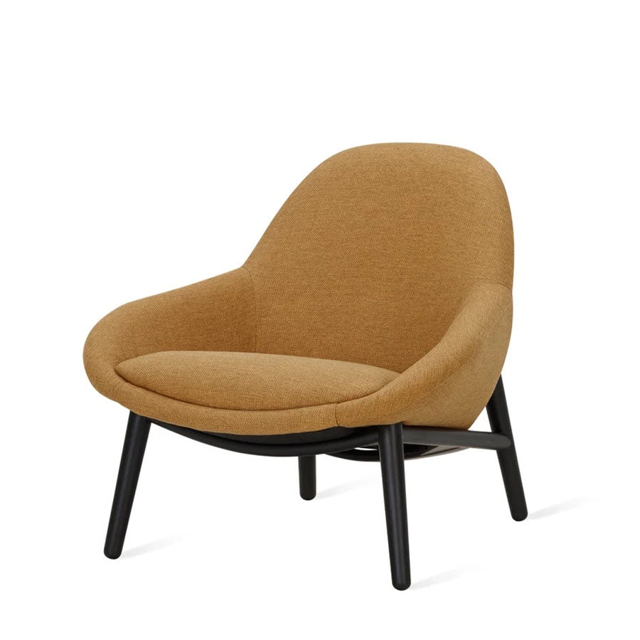 Perry armchair in mustard
