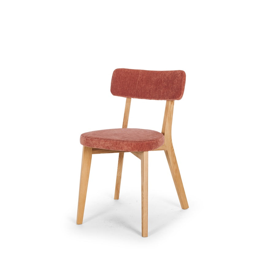 Nils dining chair in rose