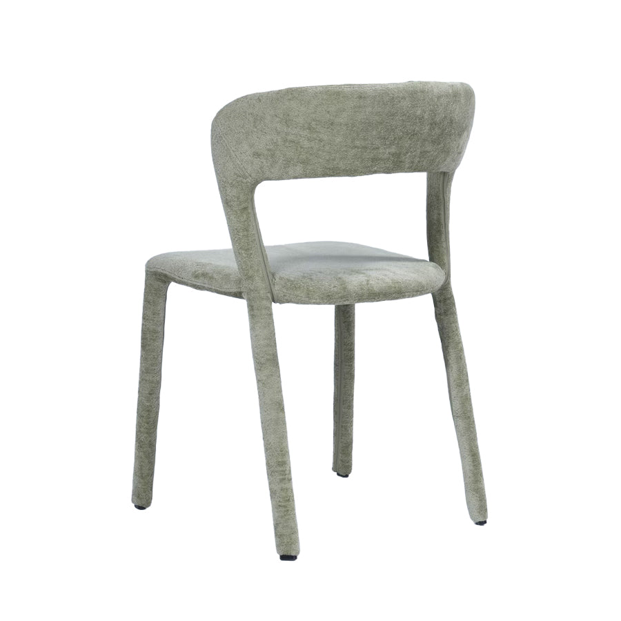 Finn upholstered dining chair in Sage