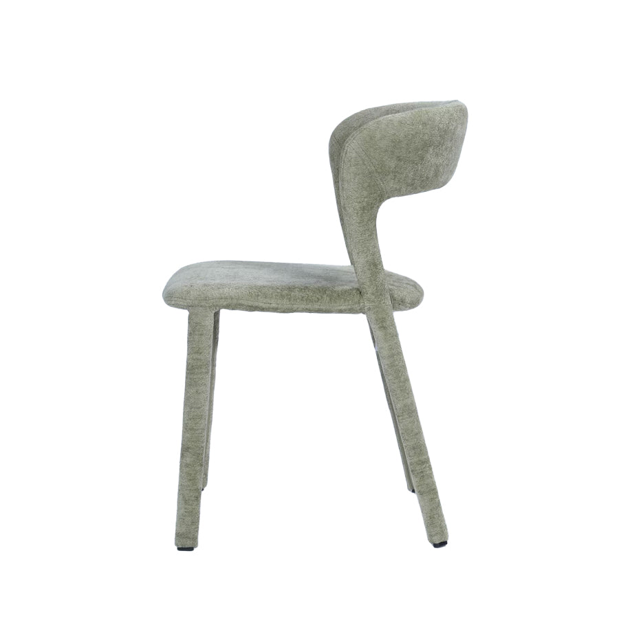Finn upholstered dining chair in Sage