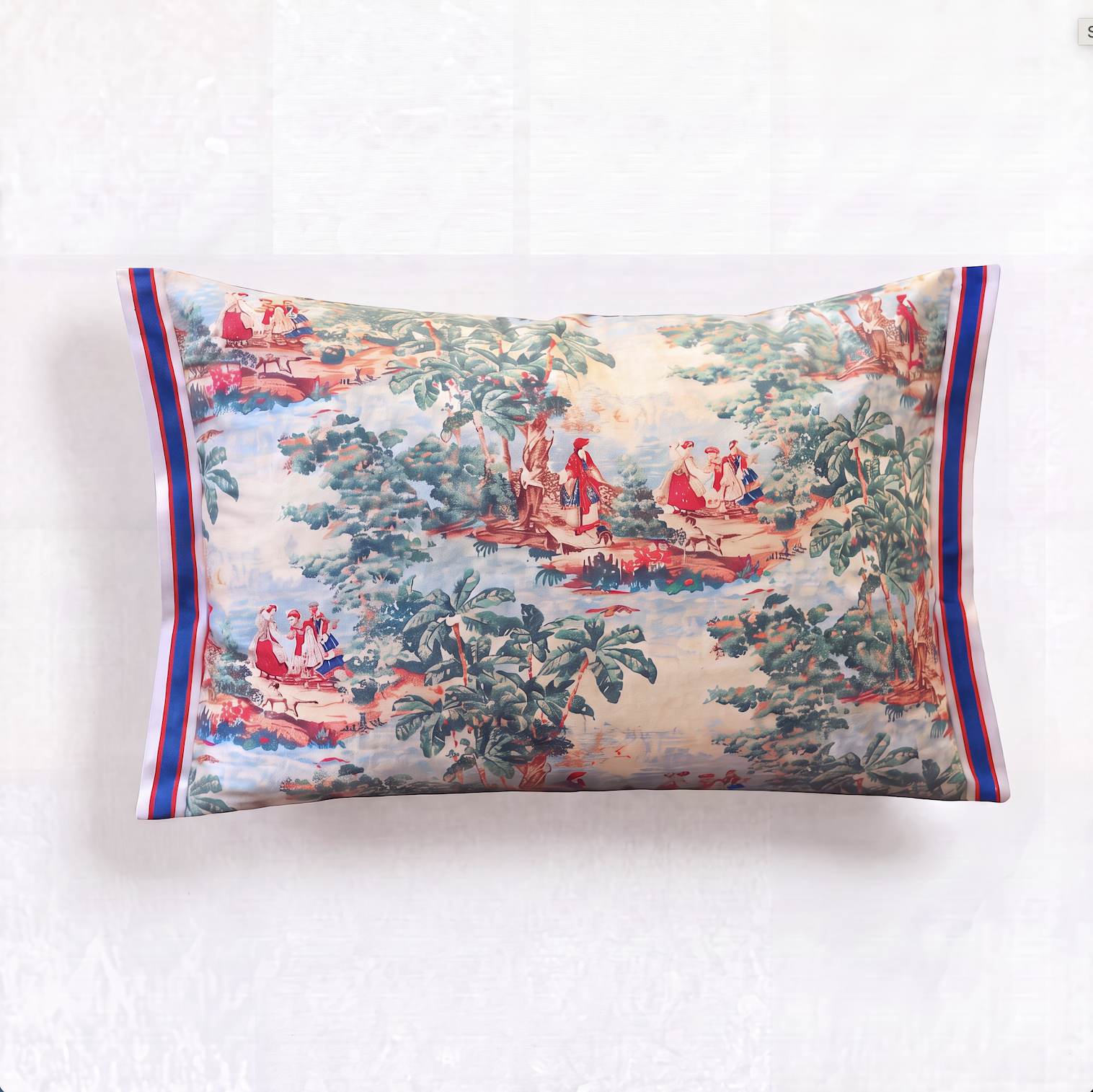 French &amp; stripe cushion