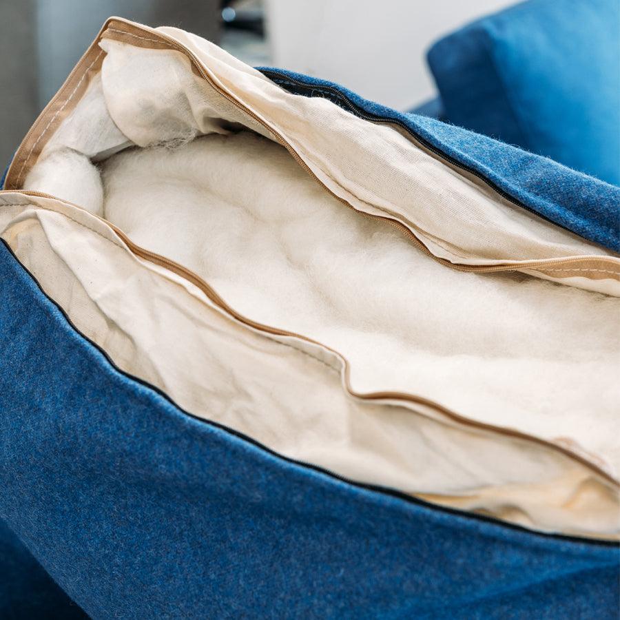 Wool Monterey Sofa Octavius Cobalt
