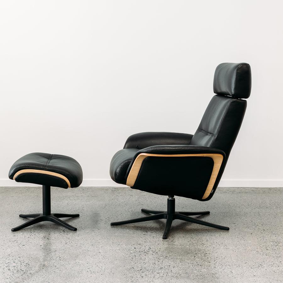 IMG Space Chair &amp; Ottoman - Tuxedo