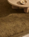 Silvio wool rug | Oakmoss