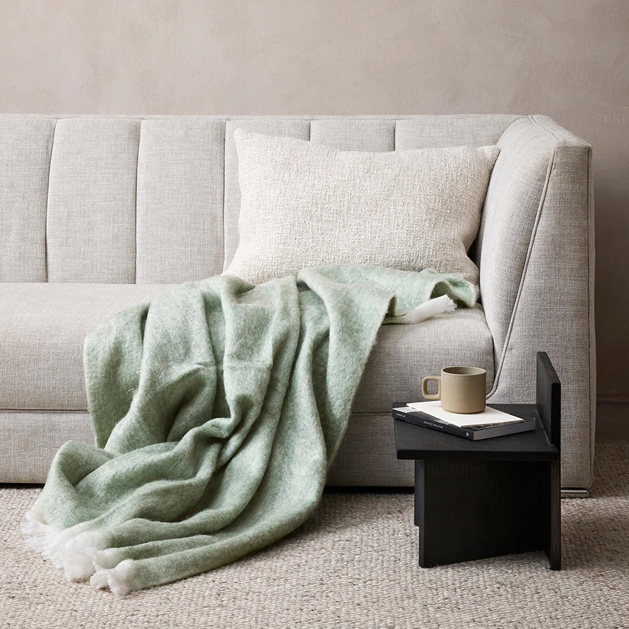 Sorrento throw in sage