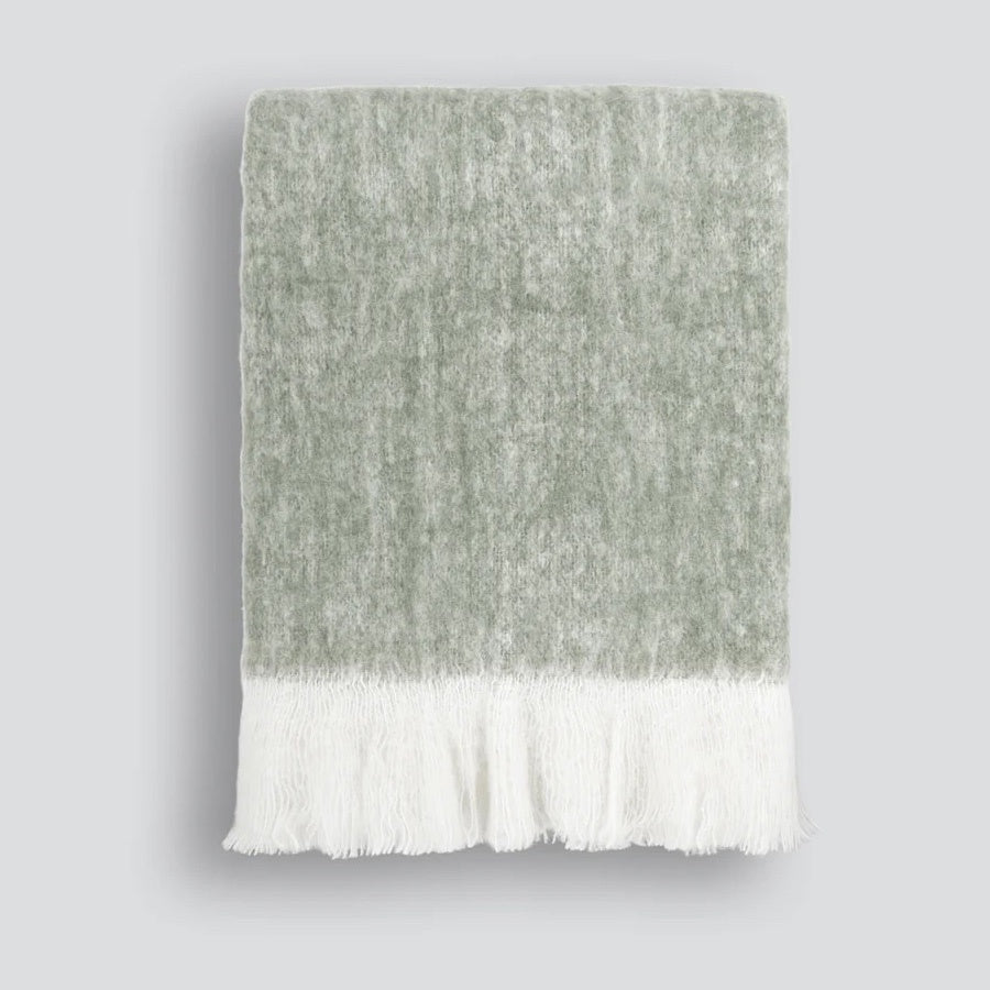 Sorrento throw in sage