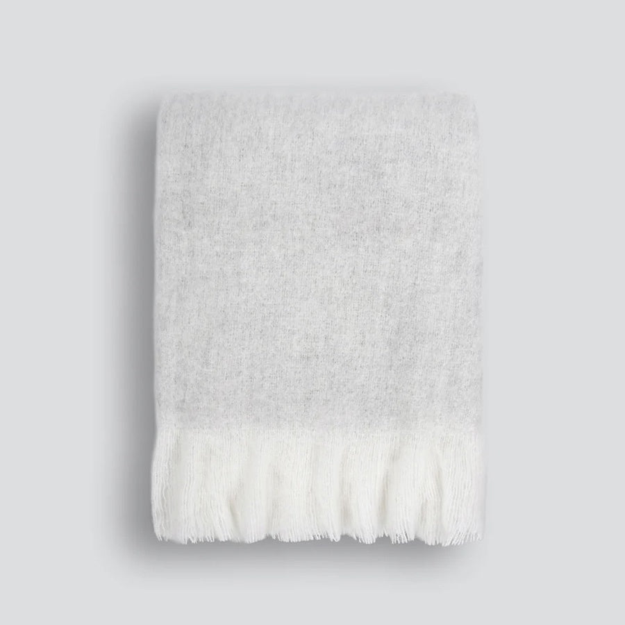 Sorrento throw in silver 