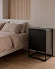 St Arnaud metal bedside table
