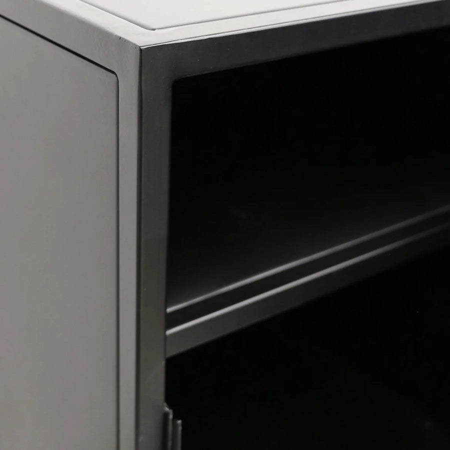 St Arnaud metal bedside table