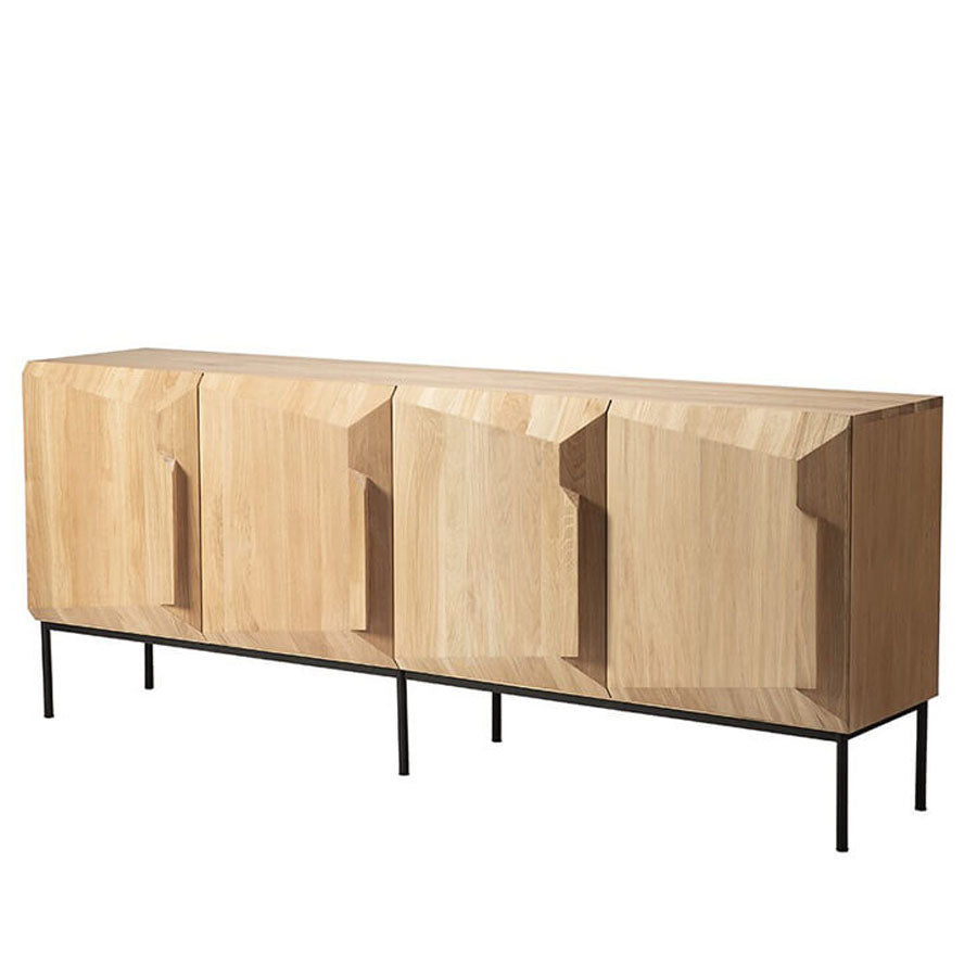 Liv 4 door stairs oak sideboard