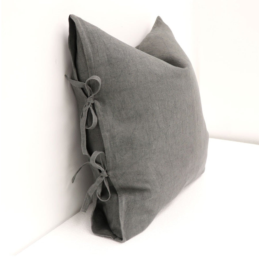 Tully tie cushion charcoal