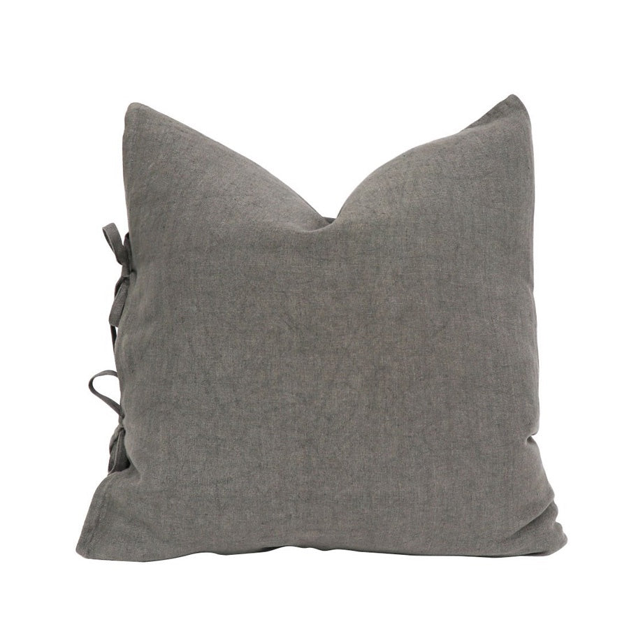Tully tie cushion charcoal