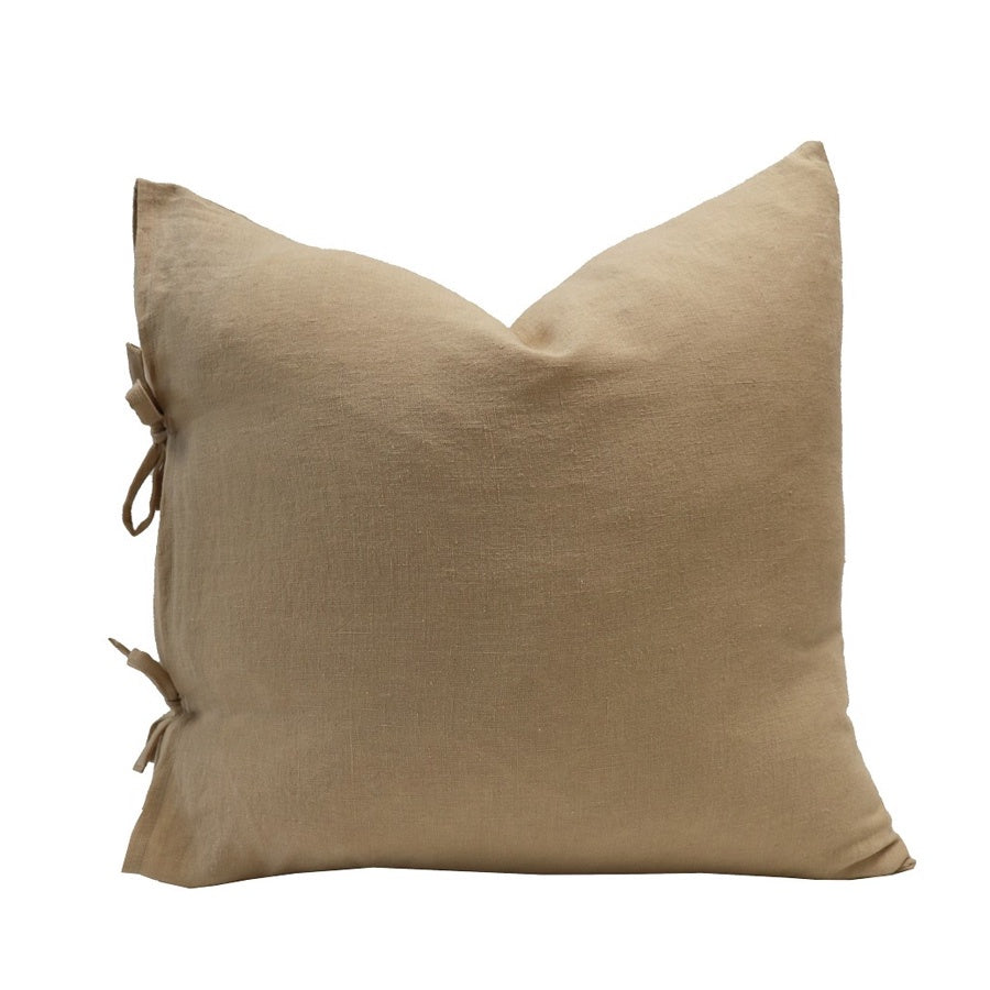 Tully tie cushion Hazelnut 