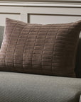 Turner cushion in chocolate