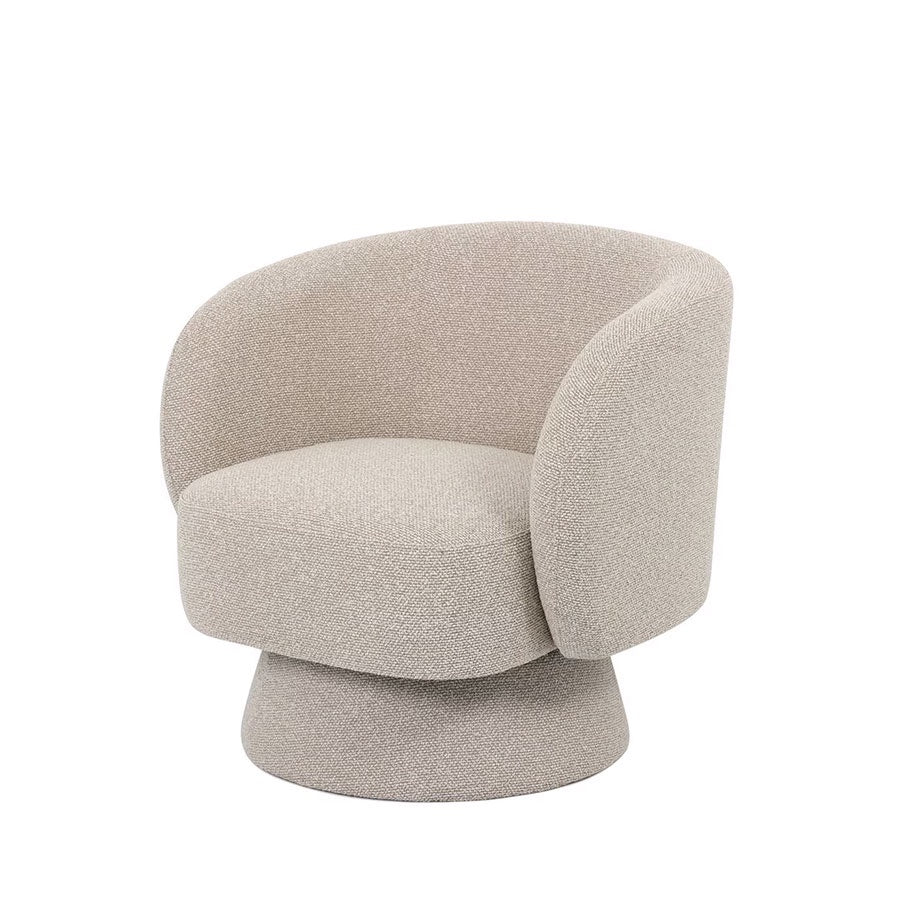Viking swivel chair in eggshell